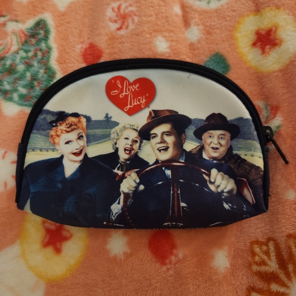 I Love Lucy Tote Bag with Cosmetic Bag "CALIFORNIA HERE WE COME" Main Cast - Picture 4 of 11